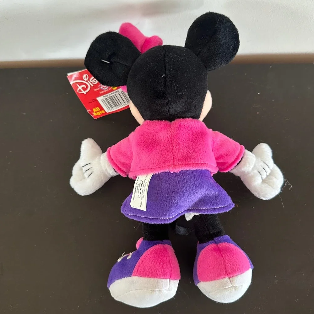 Vintage 2001 Disney Fisher-Price Minnie Mouse House of Mouse Plush Toy 12 inch